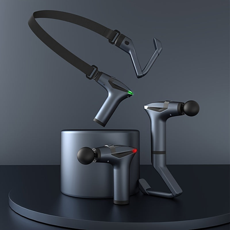 NNETM Multi-Functional Electric Deep Tissue Massager Gun - Gray